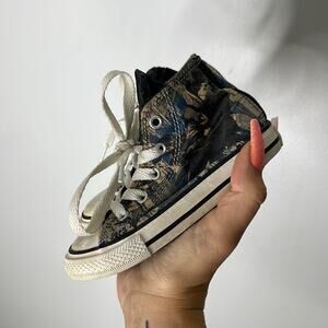 CONVERSE Multicolored Batman Canvas High Top Sneakers Size 8